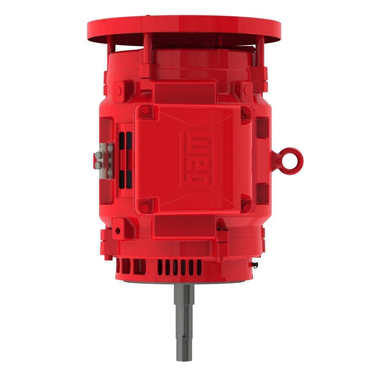 Weg Electric 10036OP3HFP365JPV-W4, 100 Hp, 364/5JP Frame, 3600 RPM, 575 Vac, ODP, 3 PH, Footless, W40 JP Pump High Efficiency.