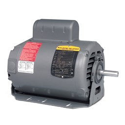 Baldor Electric RL1324A, 3/4 Hp, 1800 Rpm, 56 FR, 115/230 Vac, 1 PH, ODP, Resilient Base, Fan and Blower, HVAC Motor