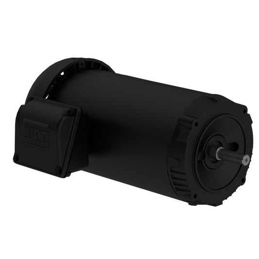 Weg Electric 00158ET3E56CFL-S, 1 1/2 Hp, 1800 Rpm, 56C FR, 230/460//190-220/380-415 Vac, TEFC, 3 PH, Footless, Rolled Steel.