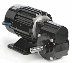 Bodine Electric 0465, 1/15 Hp, 170 Rpm, 10:1, 18 Lb-in., 34R4BFCI-5R, 115 Vac, Permanent Split Capacitor, Non-Synchronous, Class B (TEFC), Right Angle Gearmotor