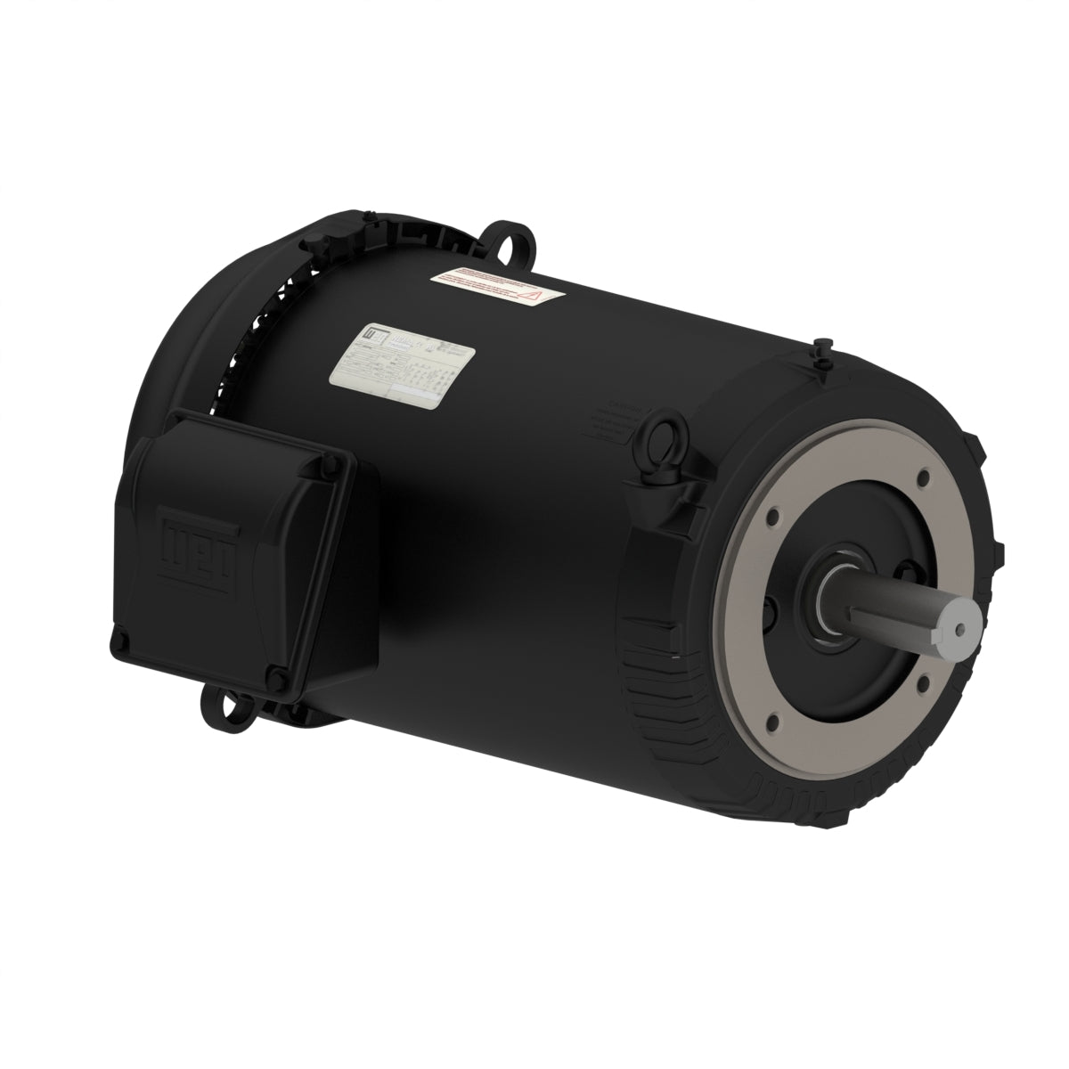 Weg Electric 02036ET3ER256TC-S, 20 Hp, 254/6TC Frame, 3600 RPM, 230/460//190-220/380-415 Vac, TEFC, 3 PH, Footless, Rolled Steel NEMA Premium Efficiency.