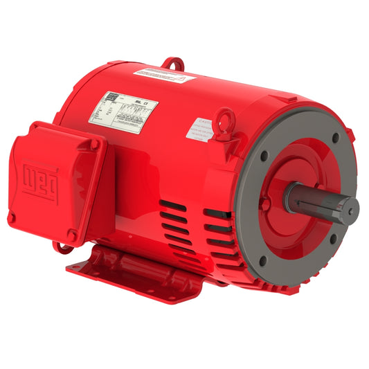 Weg Electric 02536OP3VFP256TC-S, 25 Hp, 3600 Rpm, 254/6TC Frame, 200/400 Vac, ODP, 3 PH, Foot-mounted, Rolled Steel High Efficiency.