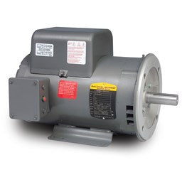 Baldor Electric VEL11305, 1/2 Hp, 1200 Rpm, 56C FR, 115/230 Vac, 1 PH, ODP, C-Face, Footless, Drip Cover, General Purpose Motor
