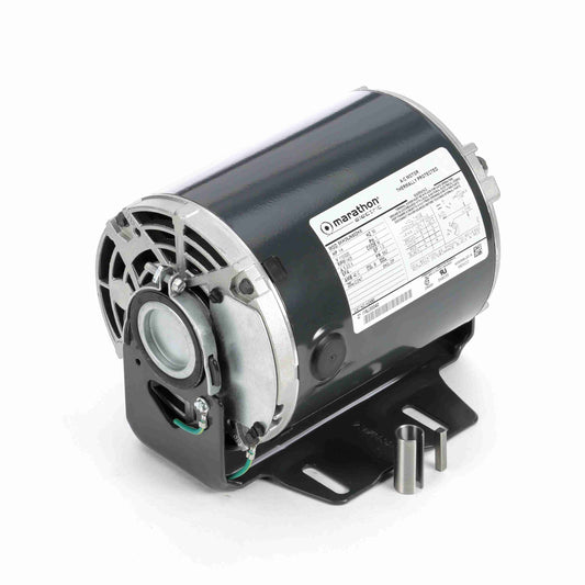 Marathon Electric 4371, 1/3 Hp, 1800 Rpm, 48 FR, 230 V, 1 PH, Dripproof, Resilient Base, Fan and Blower Motor, 5KH39QN5529.
