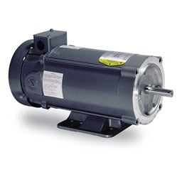Baldor Electric CDP3330, 1/2 Hp, 1750 Rpm, 56C FR, 90 Vdc, 1 PH, TENV, PM, C-Face With Base, PM, DC Motor