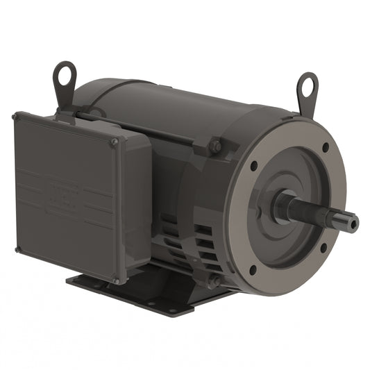 Weg Electric 00736OS1C213JM, 7 1/2 Hp, 3600 Rpm, 213/5JM Frame, 208-230Vac, TEFC, 3 PH, Foot-mounted, Closed Coupled Pump.