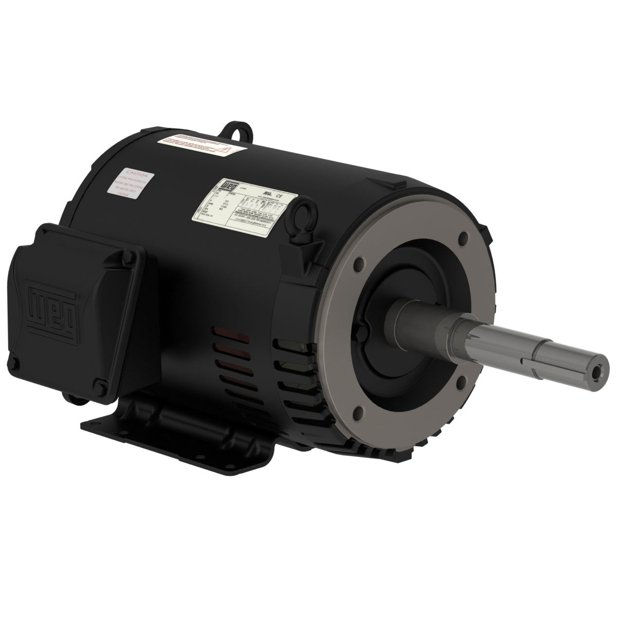 Weg Electric 00718OT3H213JP-S, 7 1/2 Hp, 1800 Rpm, 213/5JP Frame, 575 Vac, ODP, 3 PH, Foot-mounted, Rolled Steel JP Pump NEMA Premium Efficiency.