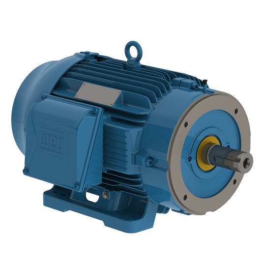 Weg Electric 01509ST3QIE286TC-W22, 15 HP, 284/6TC Frame, 900 RPM, 460 Vac, TEFC, 3 PH, Foot-mounted, W22 IEEE 841 NEMA Premium Efficiency.