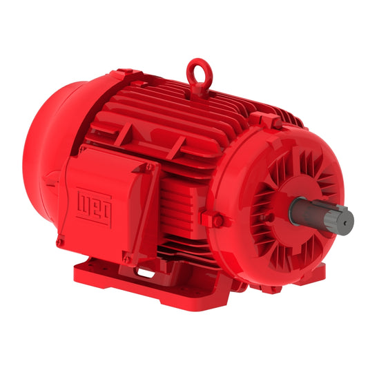Weg Electric 02030EP3OFP256T-W22, 20 Hp, 3000 Rpm, 254/6T Frame, 380-415 Vac, TEFC, 3 PH, Foot-mounted, W22 High Efficiency.