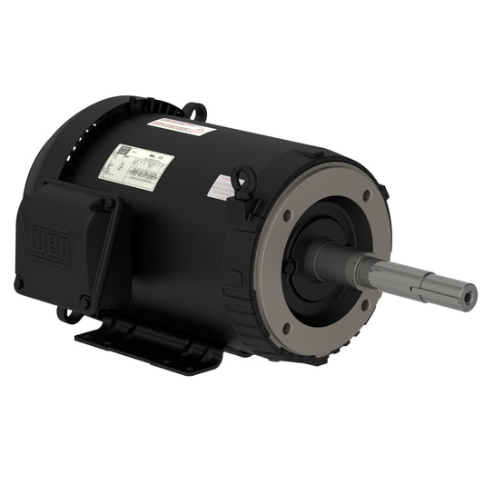 Weg Electric 02036ET3H256JP-S, 20 Hp, 3600 Rpm, 254/6JP Frame, 575 Vac, TEFC, 3 PH, Foot-mounted, rolled Steel JP Pump NEMA Premium Efficiency.