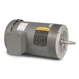 Baldor Electric EJM3555, 2 Hp, 3600 Rpm, 56J FR, 230/460 Vac, 3 PH, TEFC, Stainless Steel Threaded Shaft, Footless, Pump Motor