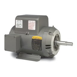 Baldor Electric JML1409T, 5 HP, 3600 Rpm, 184JM FR, 230 Vac, 1 Ph, ODP, Foot Mounted, Mechanical Seal, Type JM, Close-Coupled Pump Motor