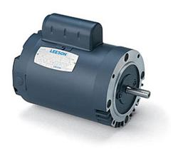 Leeson Electric E101522.00, 1/3 HP, 1800 RPM, S56C FR, 115/230 Vac, 1 PH, DP, General Purpose.