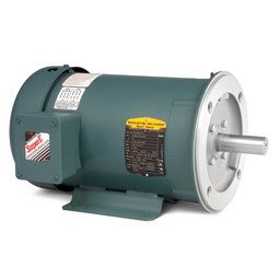 Baldor Electric CEUHM3611T 3 Hp, 182TC Fr, 1800 Rpm, 208-230/460 Vac, 3 PH, TEFC, C-Face, Foot Mounted, Unit Handling Motor
