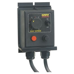 Dart Controls 55AC10E, Enclosed variable AC voltage supply. 0-120VAC full wave 10 amps max.