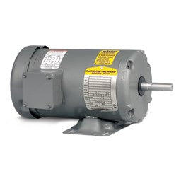 Baldor Electric DM3542, 3/4 Hp, 1800 Rpm, 56C Frame, 230/460 Vac, 3 PH, Dirty Duty, TEFC Severe Duty Motor.