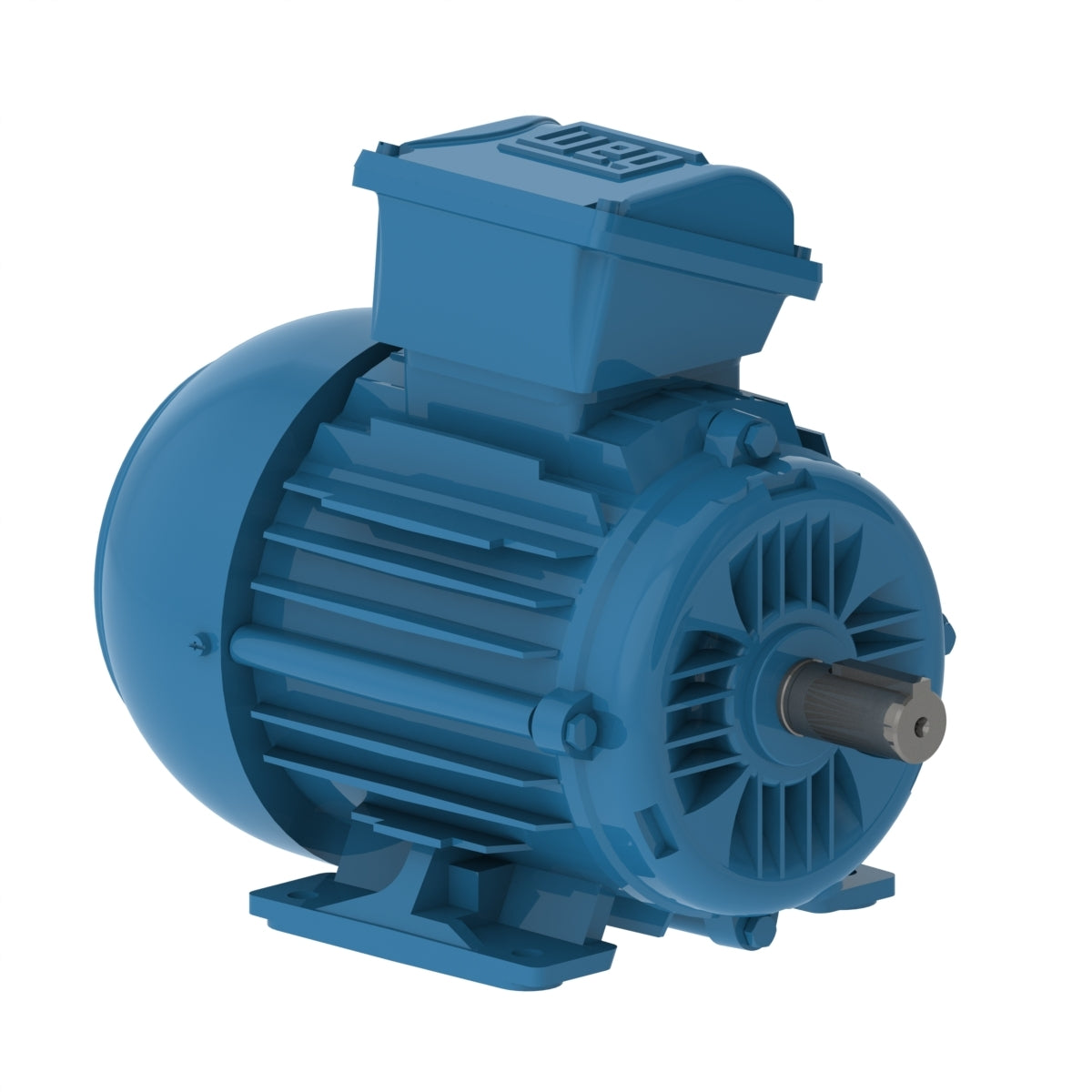Weg Electric E0.3718EP3WAX71F3-W2, .49 HP, 71 Frame, 1500 RPM, 220-240/380-415//440-460 Vac, TEFC, 3 PH, Foot-mounted, W22Xec IE2.