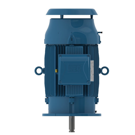 Weg Electric 05036ET3E326HP-W22, 50 Hp, 3600 Rpm, 326HP Frame, 230/460//380 Vac, TEFC, 3 PH, Footless, W22 P Base NEMA Premium Efficiency.