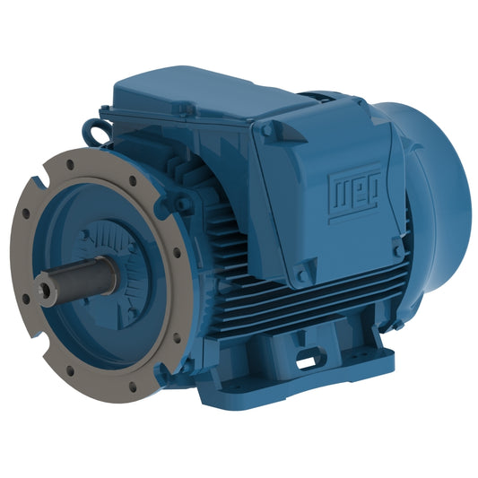 Weg Electric 03718ET3Y225S/MFF-W2, 50 Hp, 1800 Rpm, 225S/M Frame, 460//380-415 Vac, TEFC, 3 PH, Foot-mounted, W22 Tru-Metric.