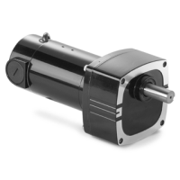 Bodine Electric 6585, 1/4 Hp, 42 Rpm, 60:1, 270 Lb-in., 33A5BEPM-E3, 130 Vdc., Permanent Magnet, With accessory shaft, Parallel Shaft