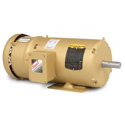 Baldor Electric EBM3558T, 2 Hp, 1800 Rpm, 143T FR, 208-230/460 Vac, 3 PH, TEFC, Foot Mounted, Brake Motor