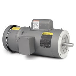 Baldor Electric VBL3510T 1 Hp, 1800 Rpm, 143TC Fr, 115/230 Vac, 1 Ph, TEFC, C-Face, Footless, Brake Motor