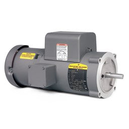 Baldor Electric VBL3507 3/4 Hp, 1800 Rpm, 56C Fr, 115/230 Vac, 1 Ph,  TEFC, C-Face, Footless, Brake Motor