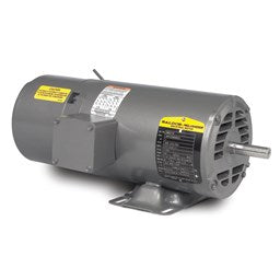 Baldor Electric BM3112, 3/4 Hp, 1800 Rpm, 56 FR, 208-230/460 Vac, 3 PH, ODP,  Foot Mounted, Brake Motor