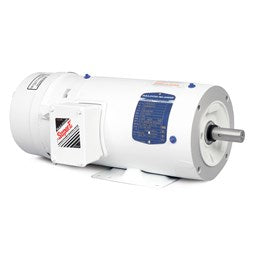 Baldor Electric CEWDBM3542, 3/4 Hp, 1800 Rpm, 56C Fr, 230/460 Vac, 3 PH, TENV, C-Face, Foot Mounted, Washdown Brake Motor