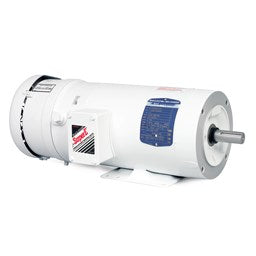 Baldor Electric CEWDBM3546, 1 Hp, 1800 Rpm, 56C Fr, 230/460 Vac, 3 PH, TENV, C-Face, Foot Mounted, Washdown Brake Motor