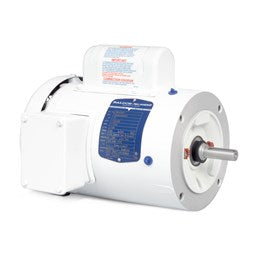 Baldor Electric VWDL3507 3/4 Hp, 1800 Rpm,  56C Frame, 115/230 Vac, 1 Phase Input, TEFC, C-Face, Footless, Washdown Duty Motor