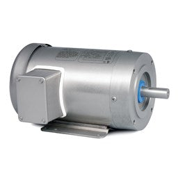 Baldor Electric CSSWDM3541 3/4 Hp, 3600 Rpm,  56C Fr, 230/460 Vac, 3 PH, TENV, C-Face, Foot Mounted, Washdown Duty Motor, Stainless Steel