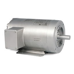Baldor Electric CSSEWDNM3558T 2 Hp, 1800 Rpm, 145TC Fr, 230/460 Vac, 3 PH, C-Face, TEFC, Foot Mounted, Washdown Duty Motor, Stainless Steel, Super-E