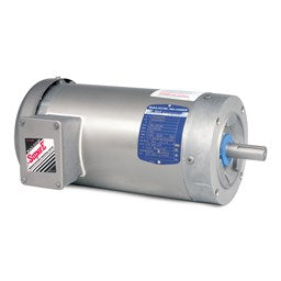 Baldor Electric VESWDM3558T, 2 Hp, 1800 Rpm, 145TC FR, 208-230/460 Vac, 3 PH, TENV, C-Face Footless, Washdown Duty Motor