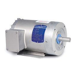 Baldor Electric CSWDM3543 3/4 Hp, 1200 Rpm, 56C Fr, 208/230/460 Vac, 3 PH, C-Face, TENV, Foot Mounted, Washdown Duty Motor, Paint-Free