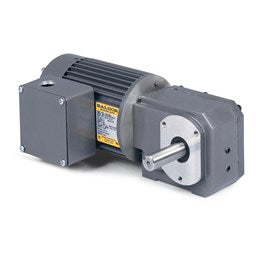 Baldor Electric GC25280 1/6 Hp, 115 Vac, 5.9 Rpm, 280:1, 400 Lb-in., 2520C-G Frame, 1 Phase Input, Right Angle AC Gearmotor