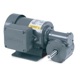 GM3340, 1/4 Hp, 230/460 Vac, 42.8 Rpm, 40:1, 170 Lb-in., 2524M-K Frame, 3 Phase Input, Right Angle AC Gearmotor