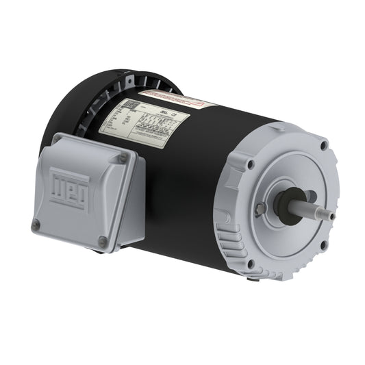 Weg Electric 00156ET3HJPR56J-S, 1 1/2 Hp, 3600 Rpm, 56J FR, 575 Vac, 3 PH, TEFC, Footless, Rolled Steel Jet Pump.