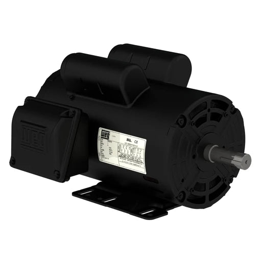 Weg Electric 00218AS1BPF145T-S, 2 Hp, 1800 Rpm, 143/5T FR, 115/208-230 Vac, 1 PH, TEAO, Foot-Mounted, 15656712