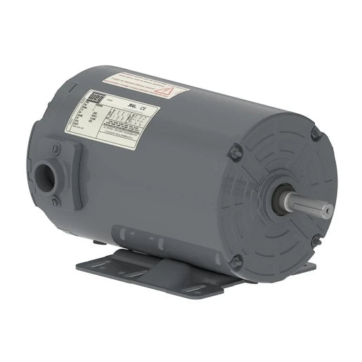 Weg Electric .7536AS3EAF56Z-S, 0.75 HP, 56Z FR, 3Ph, 208-230/460 V, 60 Hz, 3600 RPM, TEAO, Foot-Mounted, ROLLED STEEL, 13248313