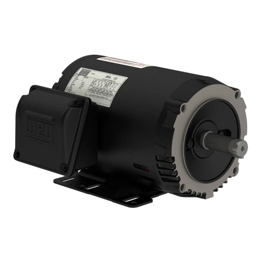 Weg Electric 00118OT3P143TC-S, 1 Hp, 1800 Rpm, 143/5TC Frame, 200 Vac, ODP, 3 PH, Foot-Mounted, ROLLED STEEL NEMA Premium Efficiency, 13413918