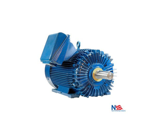 North American Electric PE587UZ-400-6C, 400 HP, 1200 RPM, 587UZ Frame, 460V, 3PH, NEMA Design C, 60HZ, 1.15 S.F., TEFC, Crusher Duty, Cast Iron, Prem Eff, Inverter Rated