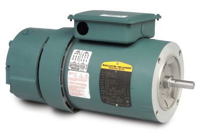 Baldor Electric VEBM3558T-5D,  2 Hp, 1800 Rpm, 145TC FR, 575 Vac, 3 PH, TEFC, Face, Footless, D-Series Brake Motor