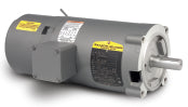 VBM3157T, 2 Hp, 1800 Rpm, 145TC FR, 230/460 Vac, 3 PH, ODP, C-Face, Footless, Brake Motor