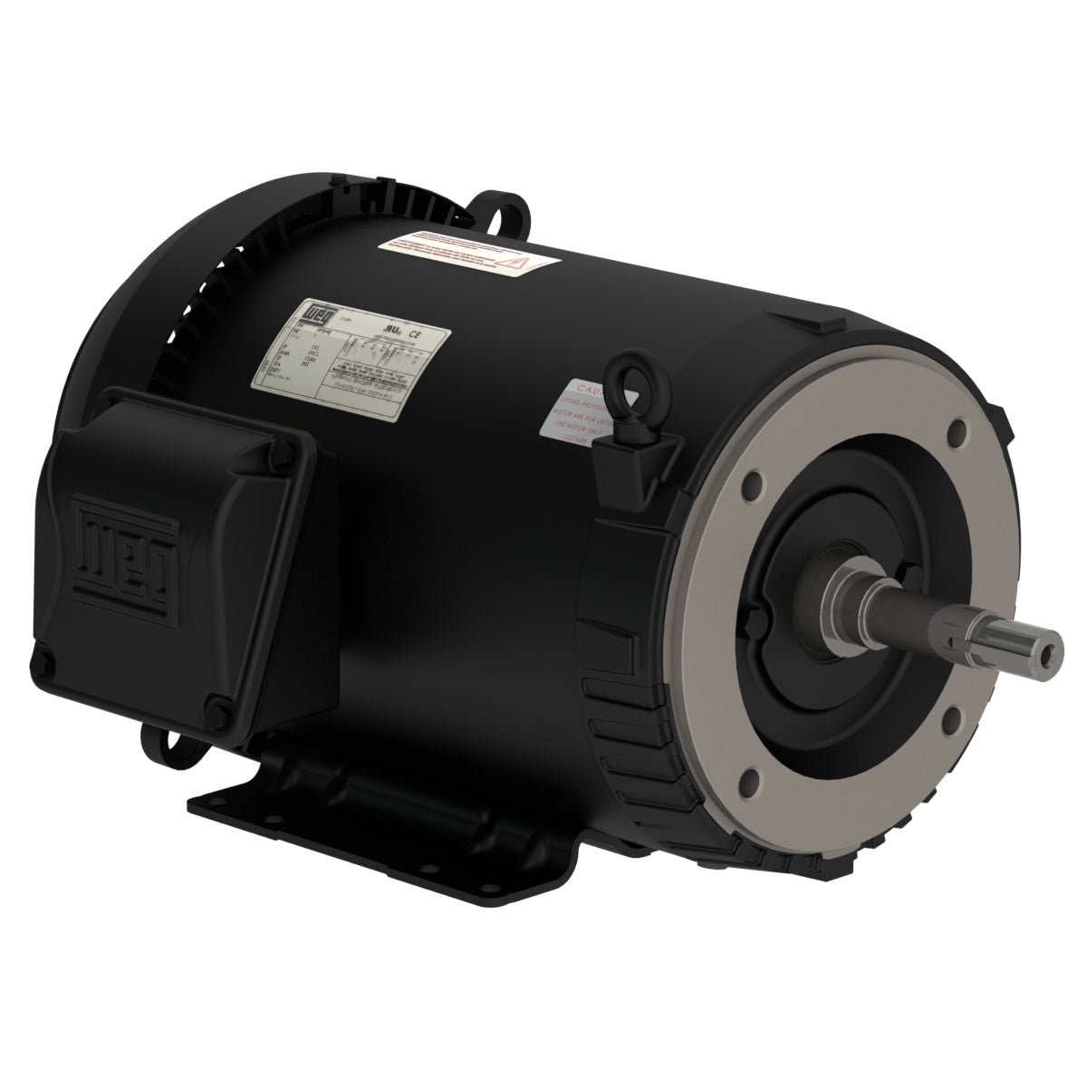 Weg Electric 02036ET3H256JM-SG, 20 Hp, 3600 Rpm, 254/6JM Frame, 575 Vac, TEFC, 3 PH, Foot-mounted, Rolled Steel JM Pump Premium Efficiency.