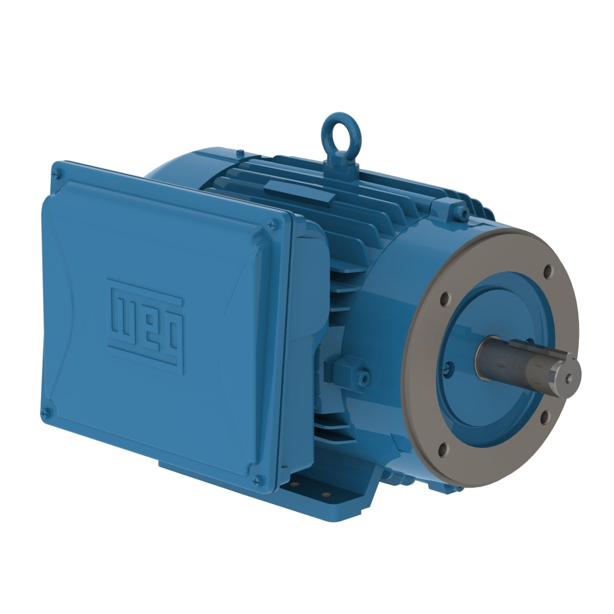 Weg Electric 00318ES1E184TC-W22, 3 Hp, 182/4TC Frame, 1800 RPM, 208-230/460 Vac, TEFC, 1 PH, Foot-mounted, W22.
