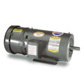 VBM3611T, 5 Hp, 1800 Rpm, 182TC FR, 208-230/460 Vac, 3 PH, TEFC, C-Face, Footless, Brake Motor