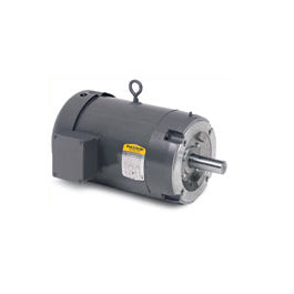 VM3610T, 3 Hp, 3600 Rpm, 182TC FR, 230/460 Vac, 3 PH, C-Face, TEFC, Footless, General Purpose Motor