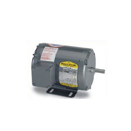 Baldor Electric AOM3556T, 1 Hp, 1200 Rpm, 145T FR, 208-230/460 Vac, 3 PH, TEAO, Foot Mounted, HVAC Motor