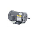 Baldor Electric CJM345, 1/2 Hp, 1800 Rpm, 56J FR, 230/460 Vac, 3 PH, ODP, Stainless Steel Threaded Shaft, Foot Mounted, Pump Motor
